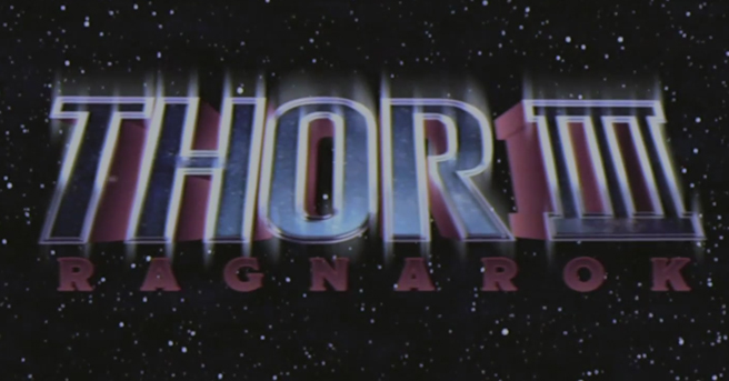Thor: Ragnarok 80's trailer