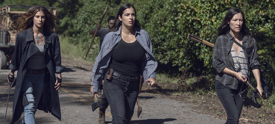 The Walking Dead Nadia Hilker Alanna Masterson Eleanor Matsurra