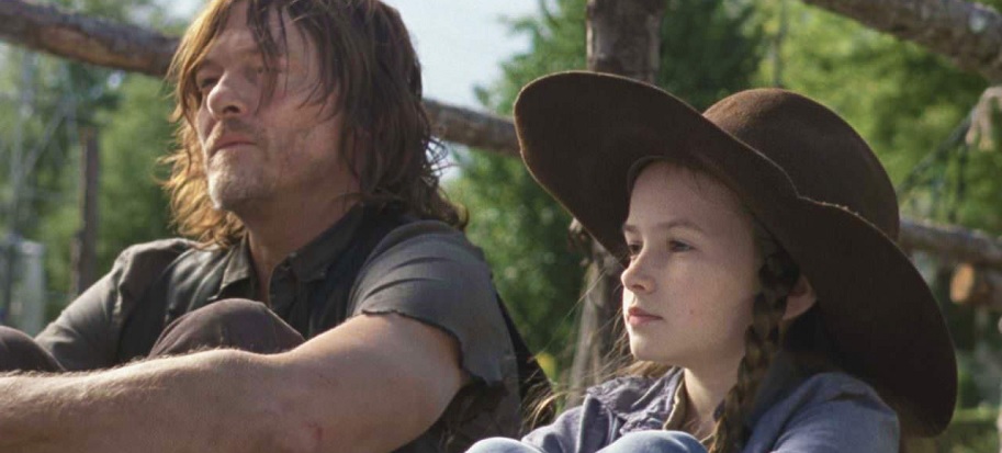 The Walking Dead Norman Reedus Cailey Fleming