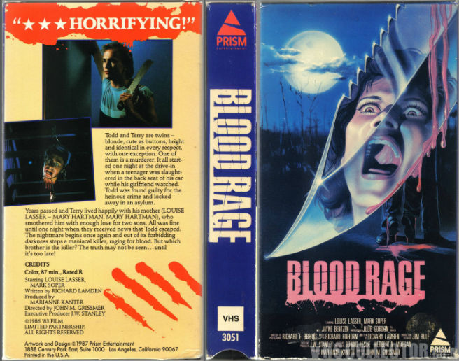 VHS Retro Art Round-up, VHS, Art, Horror, Blood Rage, Sidekicks, Dream Demon, Legend
