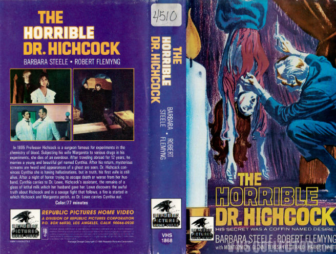 Necropolis, Savage Streets, Poor White Trash, The Horrible Dr. Hitchcock, Midnight, Metalstorm, VHS Retro Art Round-up, Feature, Column, VHS
