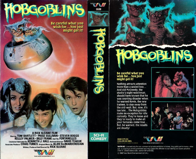 VHS Retro Art Round-up, Feature, Column, VHS, Art, Horror, Claws, Slithis, Vamp, The Killer Likes Candy, Hobgoblins