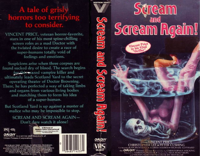 VHS Retro Art Round-up, Feature, Column, VHS, Panic, Scream and Scream Again, 976-Evil, Demon Queen