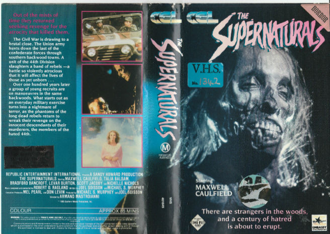 VHS Retro Art Round-up, Feature, Column, VHS, Art, The Supernaturals, Prison, Rape, Blown Away