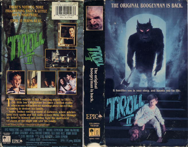 VHS Retro Art Round-up, Feature, Column, VHS, Troll 2, Hollow Man, Kevin Bacon, The Running Man, Arnold Schwarzenegger, The Nightmare Before Christmas