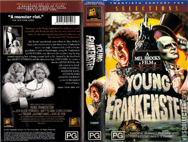 VHS, Retro Art, VHS Retro Art Round-up, Young Frankenstein, Cut and Run, Horror, Friday the 13th Part 3, Firefox, Ghost Warrior