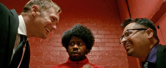 war on everyone michael pena alexander Skarsgård