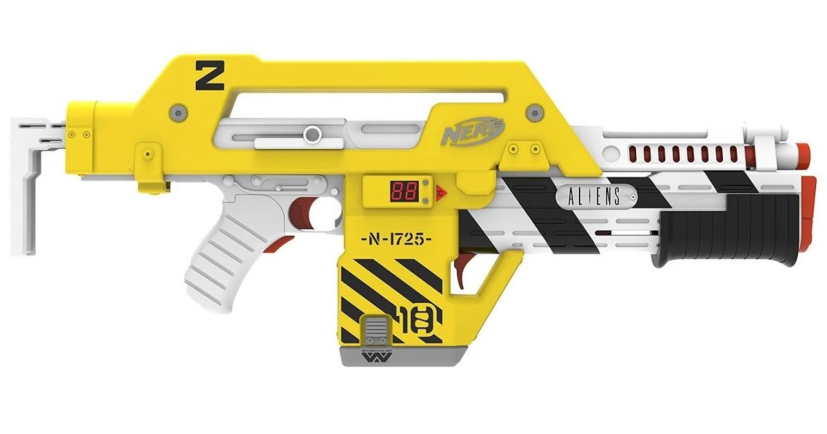 Nerf has announced that they'll be releasing a limited edition version of the Aliens Pulse Blaster this October.