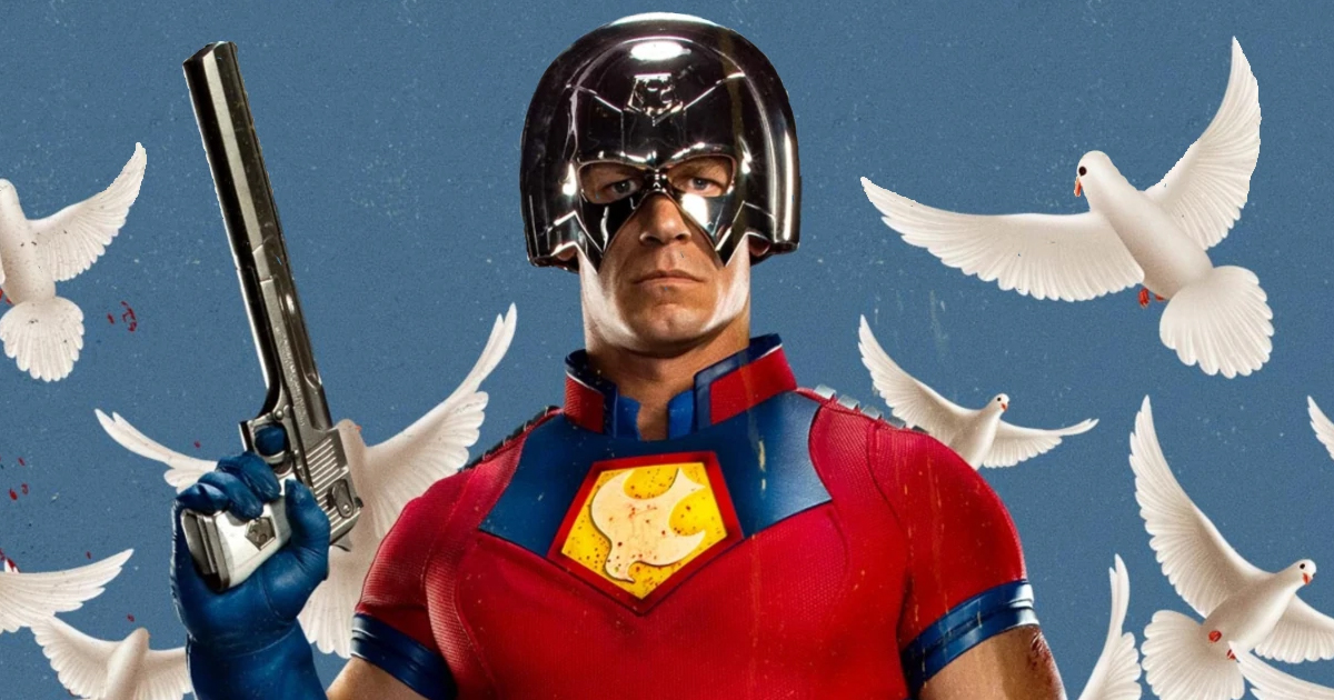 Peacemaker poster John Cena The Suicide Squad spinoff series