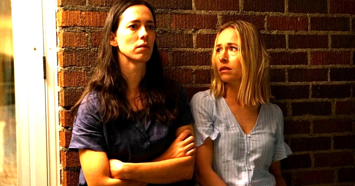 Rebecca Hall has an unsettling interaction with someone on her phone in a clip from David Bruckner's horror film The Night House.