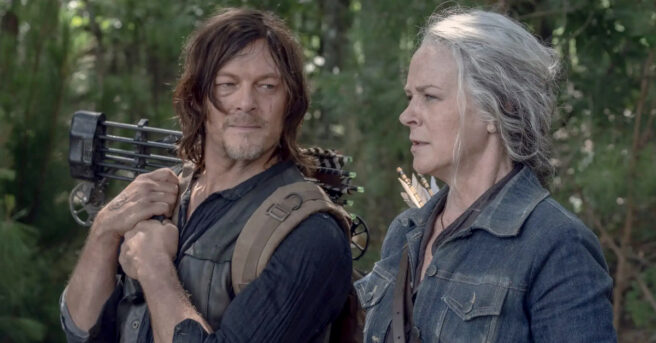 Melissa McBride has been spotted with Norman Reedus on the set of the Walking Dead spin-off series The Walking Dead: Daryl Dixon