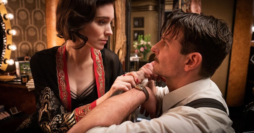 The first images from Guillermo del Toro's Nightmare Alley, starring Bradley Cooper, Cate Blanchett, and Rooney Mara, are now online.