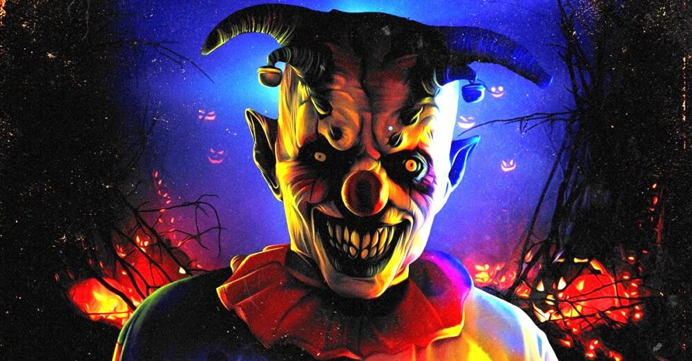 A creepy clown attacks in a clip from the horror anthology Bad Candy, which reaches select theatres this weekend.