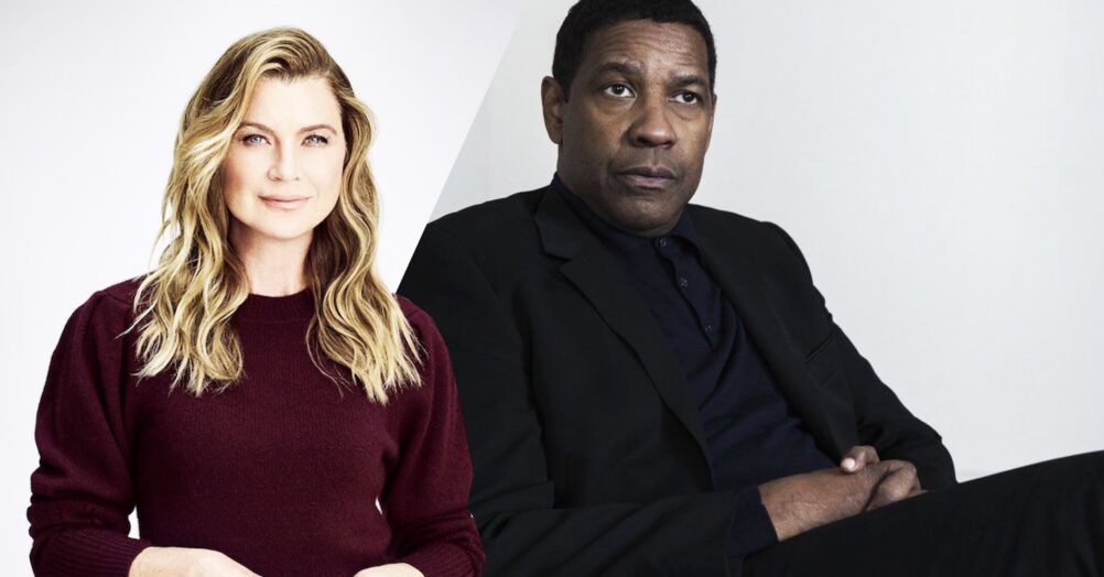 Ellen Pompeo, Denzel Washington, Grey's Anatomy