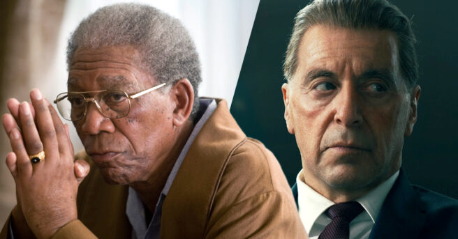 Morgan Freeman Al Pacino Sniff