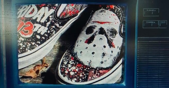 Vans is releasing a collection of shoes inspired by the horror movies Friday the 13th, A Nightmare on Elm Street, The Shining, and It