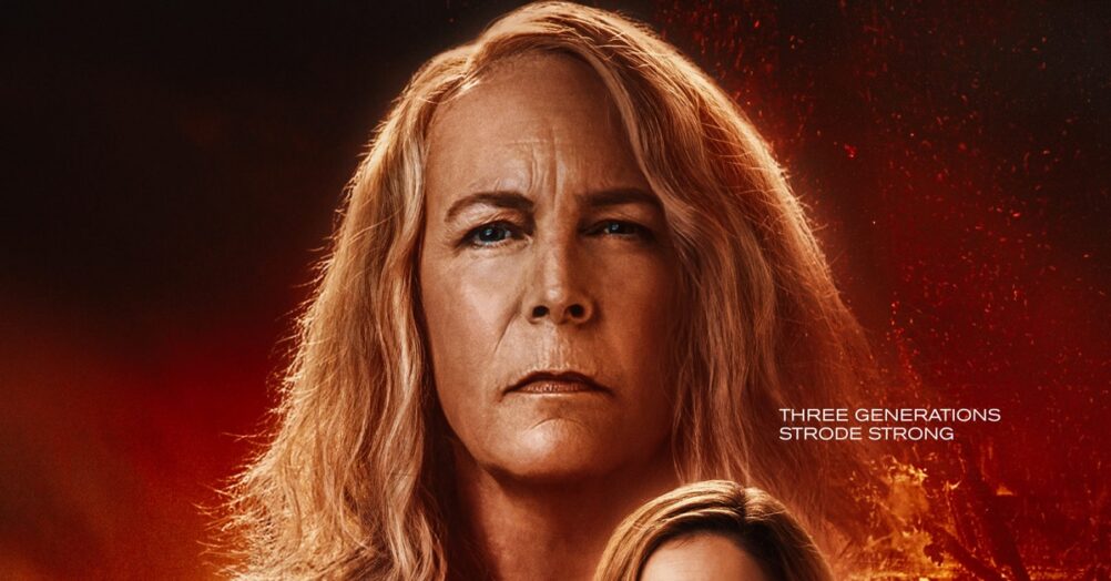 Halloween Kills new posters feature Jamie Lee Curtis, Judy Greer, and Andi Matichak. "Three generations, Strode strong".