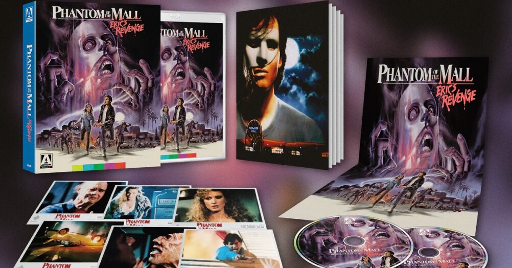 Arrow Video is giving 1989 horror film Phantom of the Mall: Eric's Revenge a limited edition Blu-ray release in the US, the UK, and Canada.
