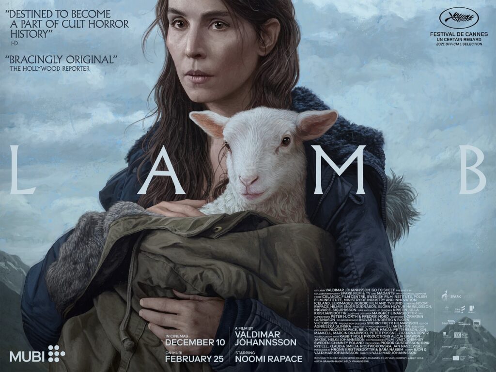 Lamb UK poster Noomi Rapace