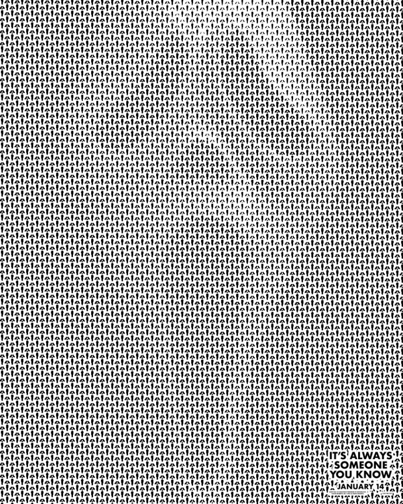 New Scream movie Magic Eye poster