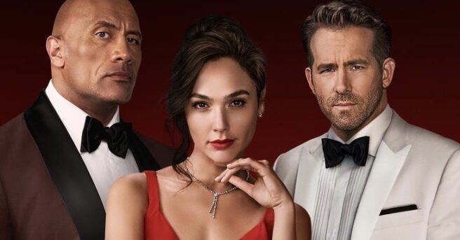 Red Notice, Dwayne Johnson, Gal Gadot, Ryan Reynolds, Netflix, trailer, official trailer, movie trailer