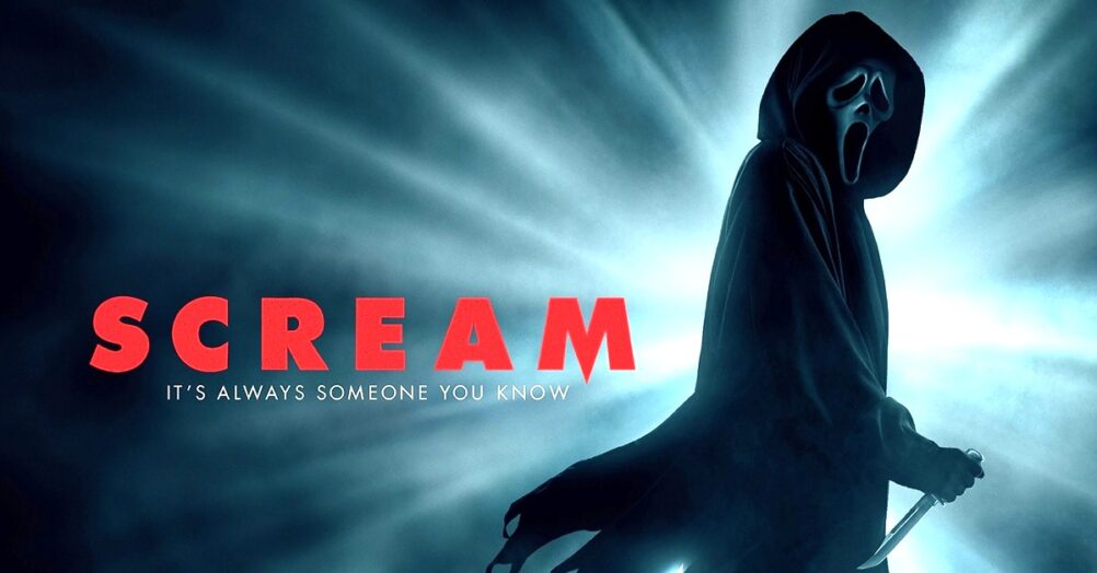 Jenna Ortega and Ghostface are featured in a newly unveiled image from the new Scream movie, the fifth film in the franchise.