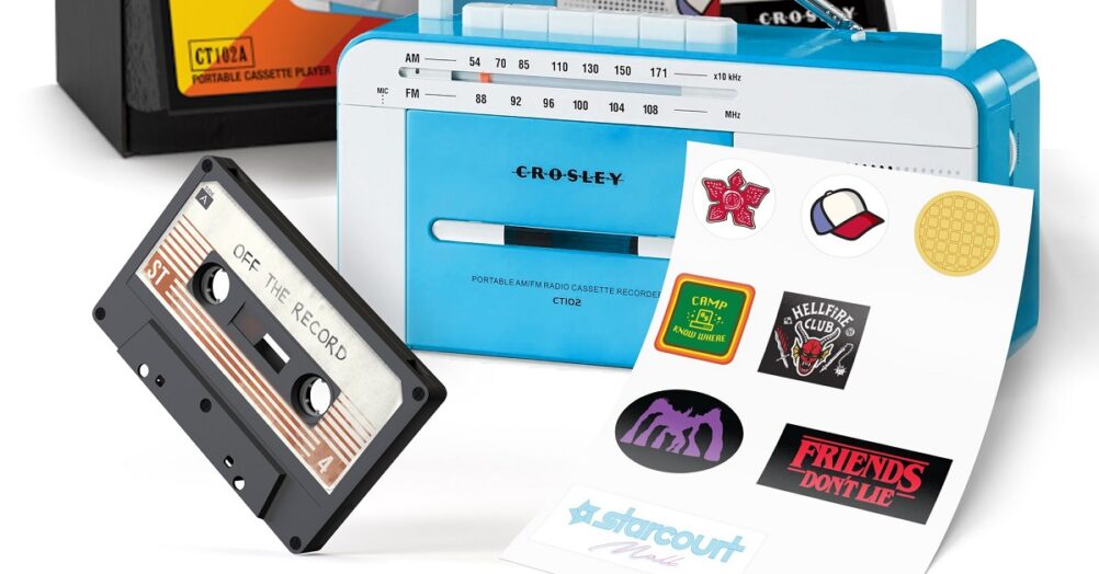 A Walmart exclusive Stranger Things cassette player will come with a cassette tape that features a voice message from a season 4 character.