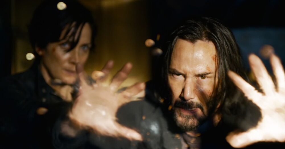 The Matrix Resurrections, Keanu Reeves, Carrie-Anne Moss, MPAA, Rated R