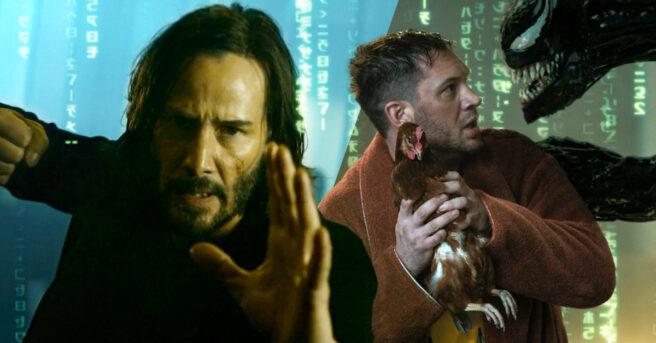 The Matrix 4, Venom 2, Keanu Reeves, Tom Hardy, Venom: Let There Be Carnage, The Matrix: Resurrections