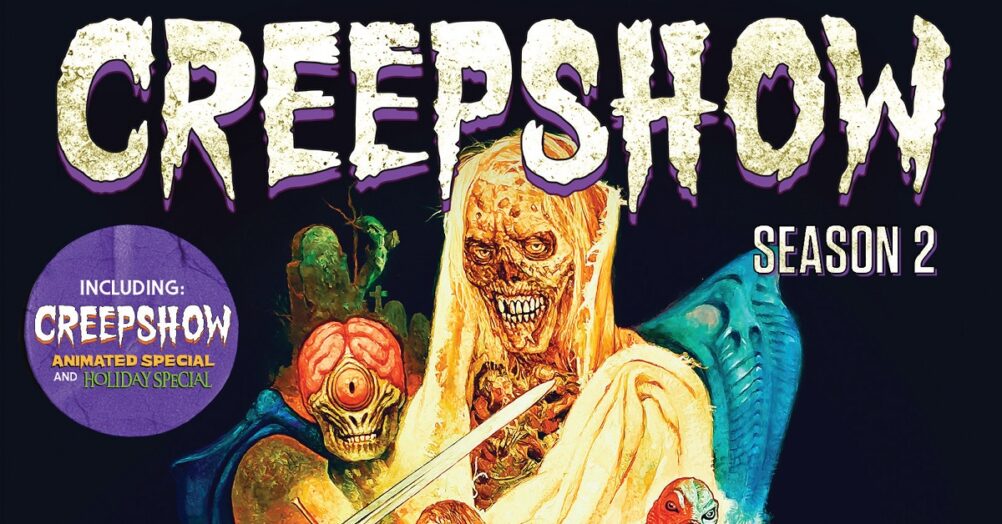Creepshow season 2 is getting a DVD and Blu-ray release in December. The holiday and animated specials will be included as bonus features.