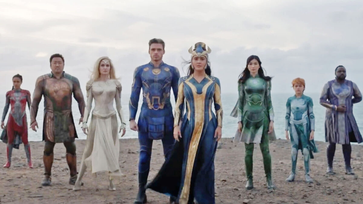 Eternals, Angelina Jolie, Kit Harrington, Gemma Chan, Salma Hayek, Richard Madden, Marvel, Marvel studios, MCU, Rotten tomatoes, movie reviews