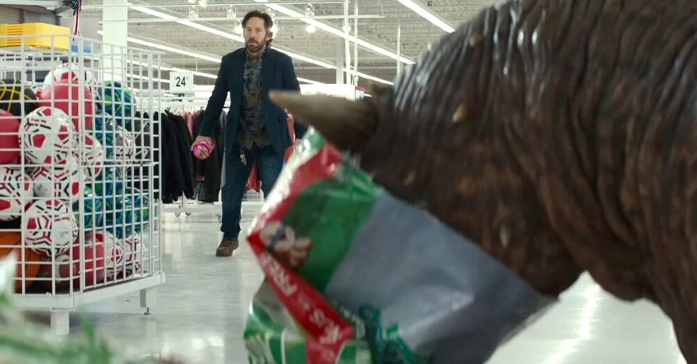 Paul Rudd is chased by a Terror Dog from the original Ghostbusters in a newly released clip from Jason Reitman's Ghostbusters: Afterlife.