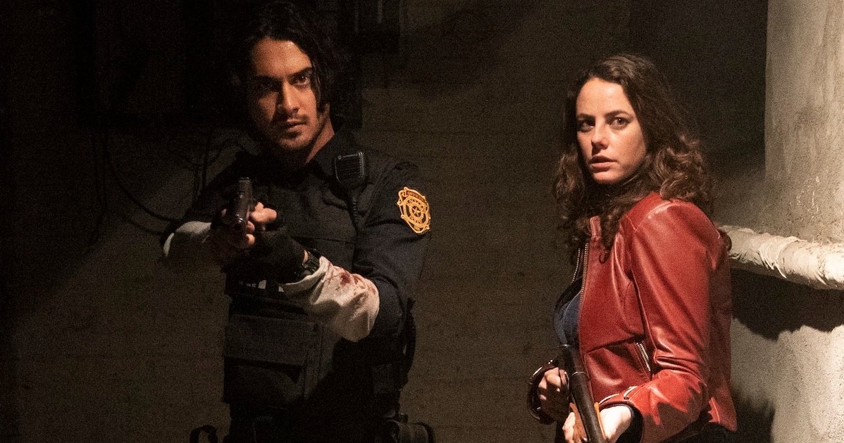 Kaya Scodelario, who plays Claire Redfield in Resident Evil: Welcome to the Raccoon City, discusses working with the film's zombies.
