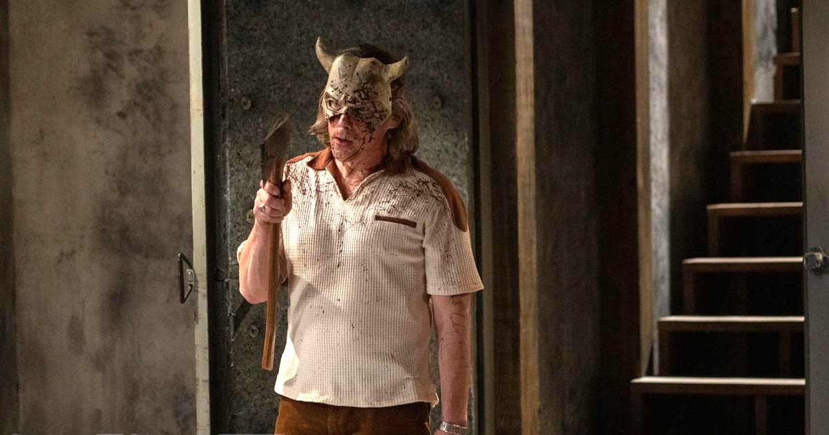 A new image from Scott Derrickson's Joe Hill adaptation The Black Phone shows Ethan Hawke as The Grabber, in a mask designed by Tom Savini