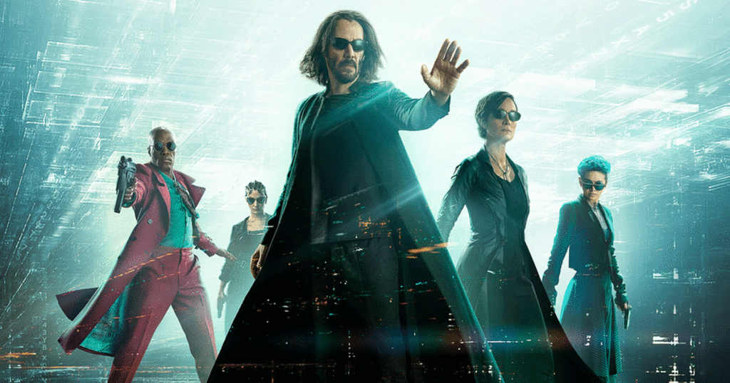Matrix Resurrections poster, The Matrix Resurrections, poster, Keanu Reeves