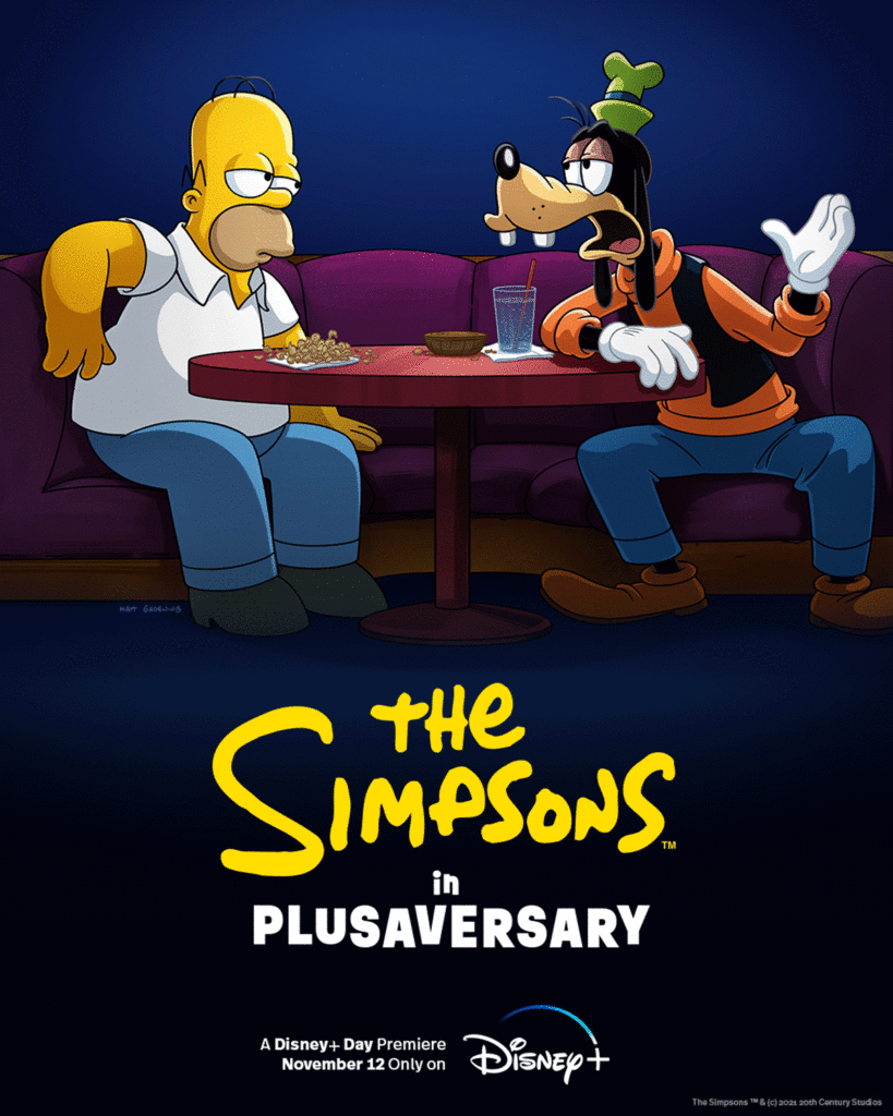 Homer, Goofy, Disney+