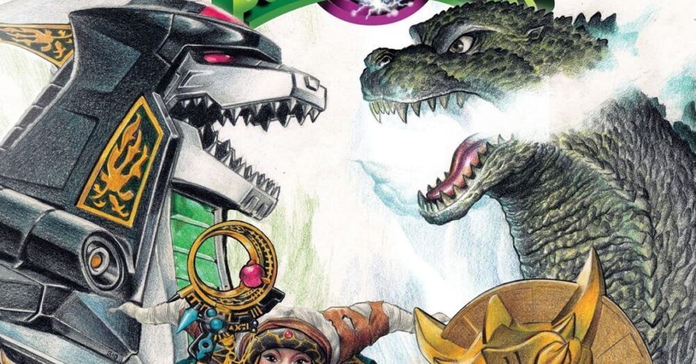 The five issue comic book series Godzilla vs. the Mighty Morphin Power Rangers is coming from IDW and Boom!, starting in March 2022