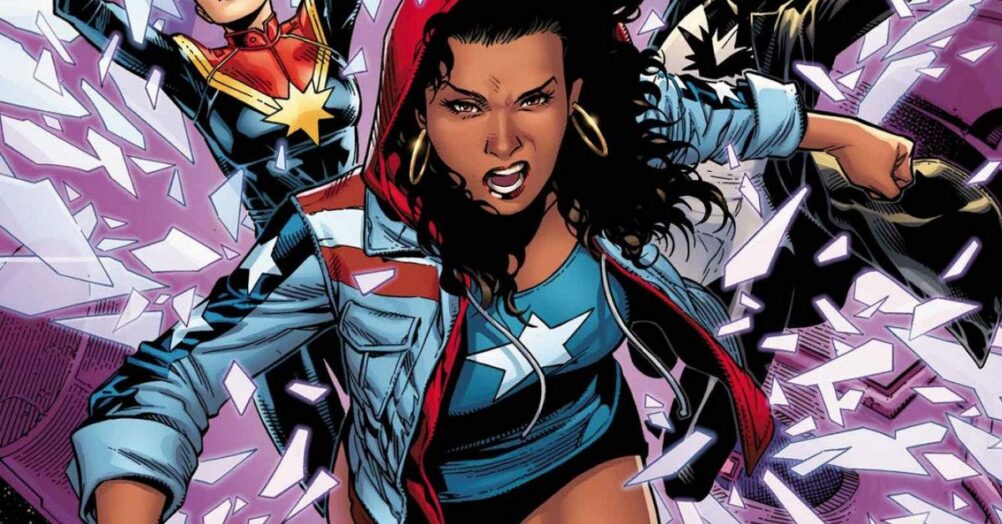 Doctor Strange in the Multiverse of Madness promo artwork focuses on Xochitl Gomez as the MCU's latest addition, America Chavez.