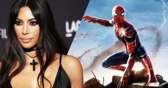 kim kardashian, fans, spoiling, spider-man: no way home, instagram