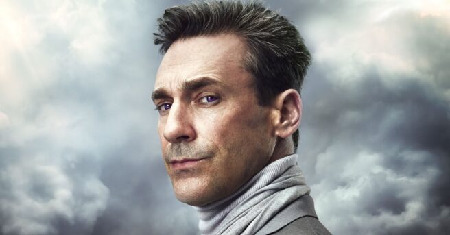 Jon Hamm returns for Good Omens season 2, starring David Tennant and Michael Sheen. A continuation of the Neil Gaiman / Terry Pratchett story