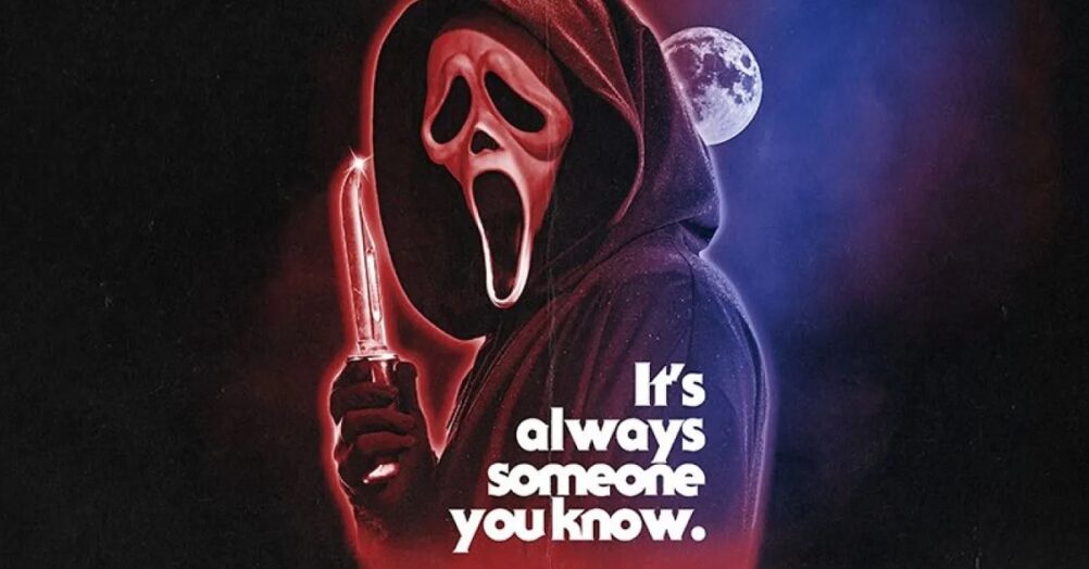A new poster for the 2022 Scream movie looks like it came straight out of the 1980s. A new piece of art from Creepy Duck Design.