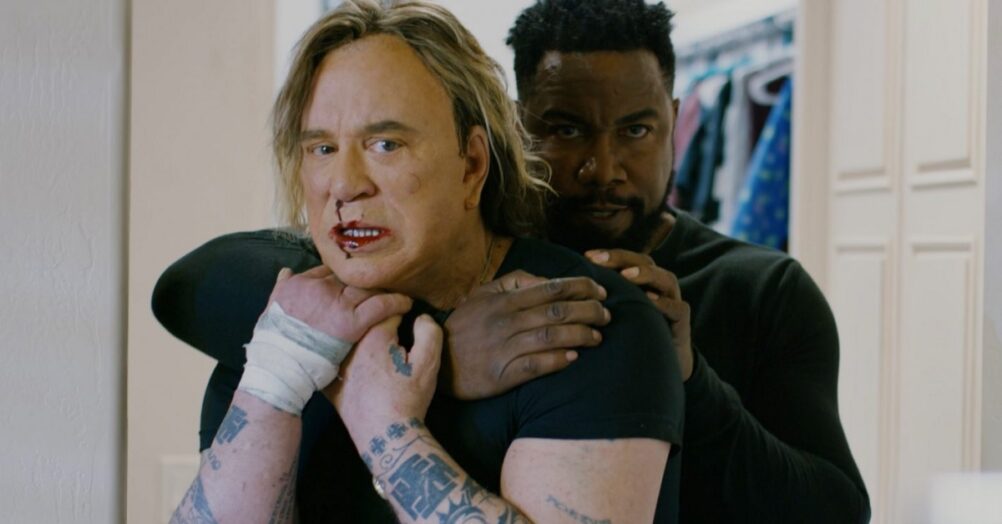 Michael Jai White and Mickey Rourke have a showdown in an Exclusive clip from the crime thriller The Commando, coming in January