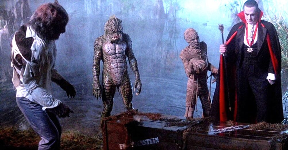 The face of the original Creature from the Black Lagoon is hidden in the design of the Gillman in The Monster Squad