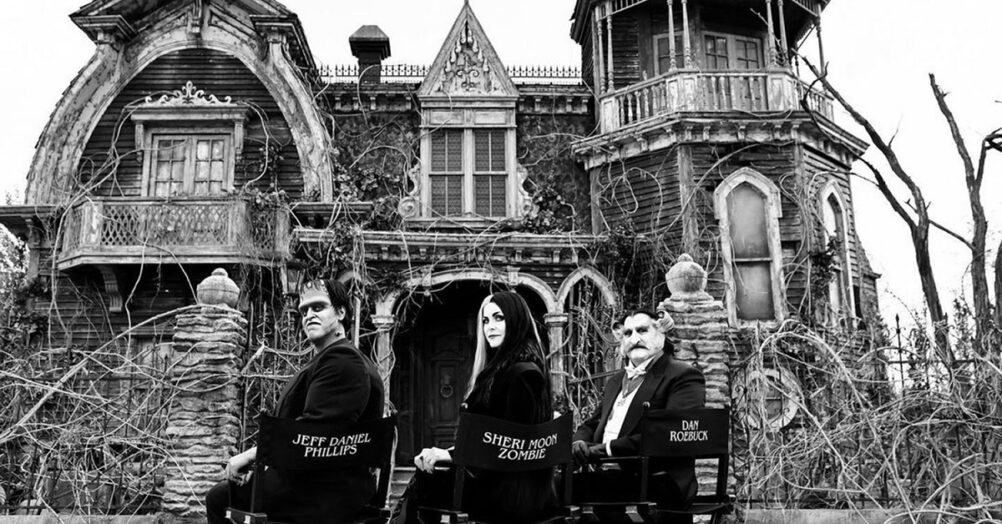 Rob Zombie has shared another image of the 1313 Mockingbird Lane replica that was built specifically for his version of The Munsters.