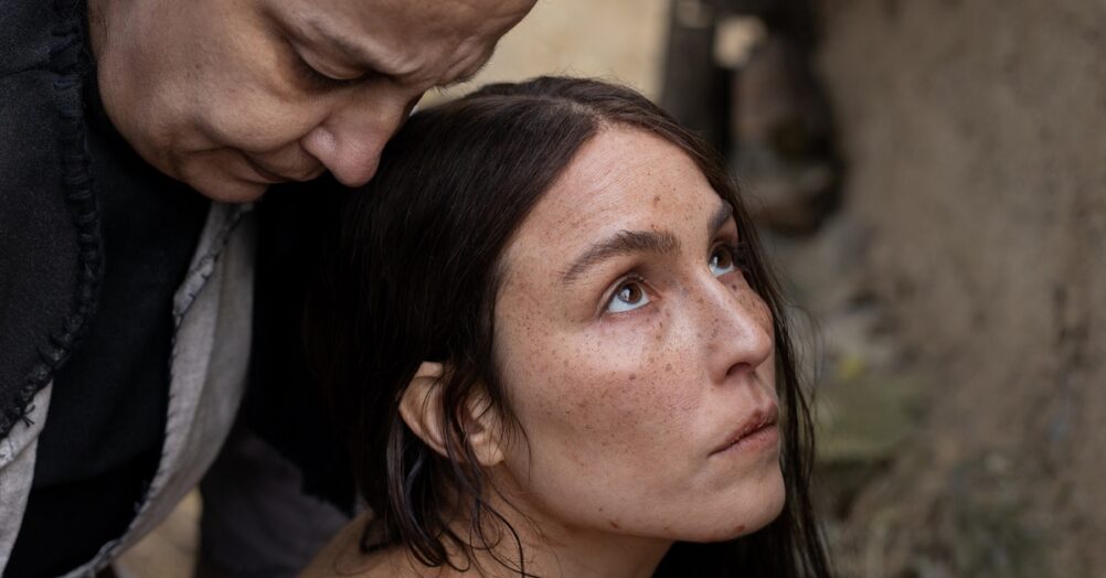 A trailer and poster have been released for Goran Stolevski's You Won't Be Alone, about a shapeshifting witch. Noomi Rapace stars.