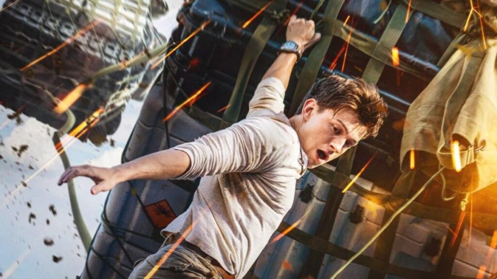 Tom Holland, Mark Wahlberg, Uncharted, movie poster, new poster, sony pictures
