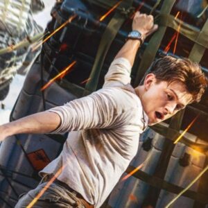 Tom Holland, Mark Wahlberg, Uncharted, movie poster, new poster, sony pictures