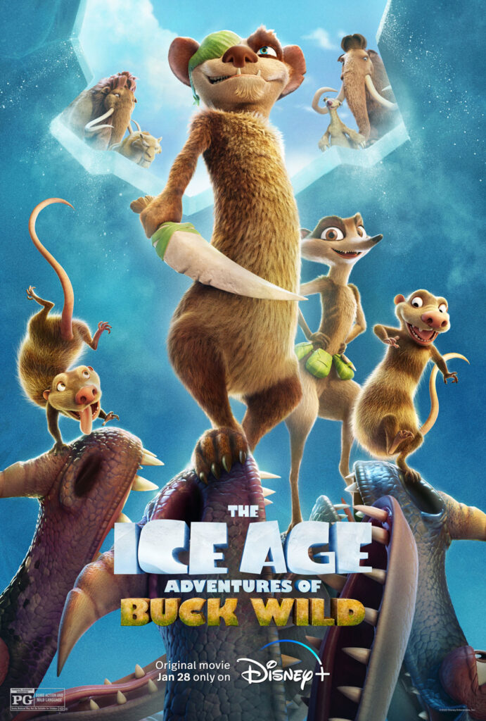 The Ice Age Adventures of Buck Wild trailer, poster