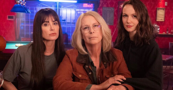 Halloween Ends, photo, Jamie Lee Curtis, Andi Matichak, Kyle Richards