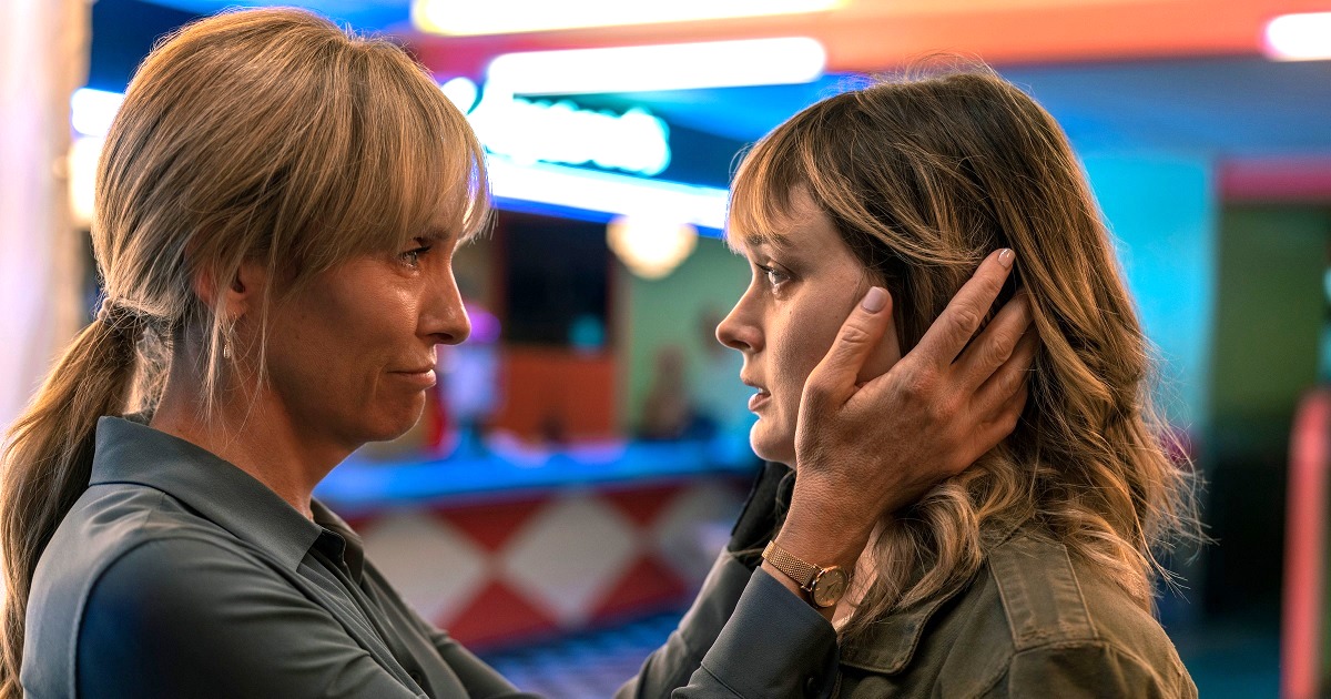 Toni Collette and Bella Heathcote are featured in the first images from the Netflix thriller series Pieces of Her, coming in March.